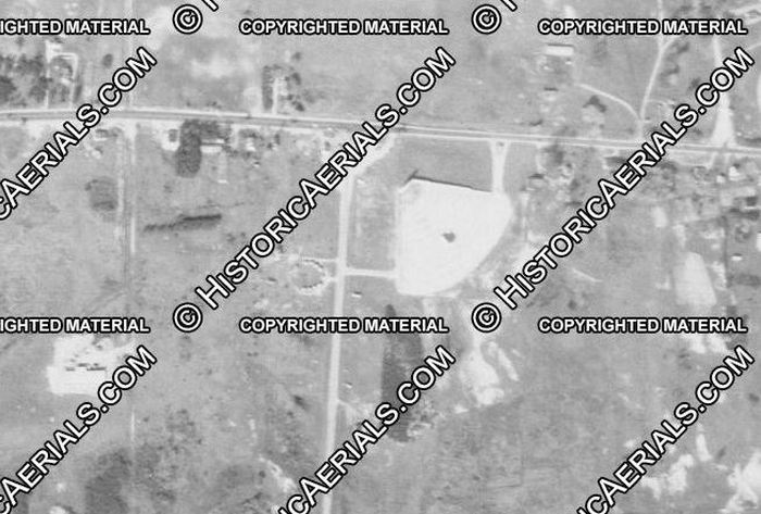Starlite Drive-In Theatre - 1954 Aerial (newer photo)